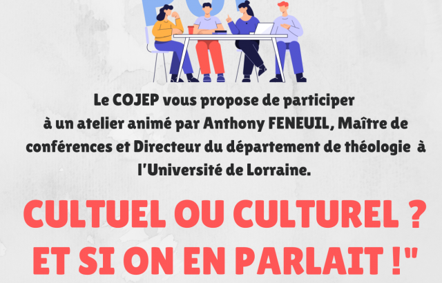 SAVE THE DATE : Atelier Laïcité !