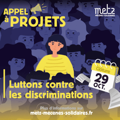 Appel à projets : Luttons contre les discriminations !