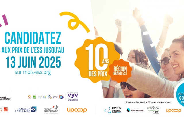Mois ESS 2025 : réunions de mobilisation en Grand Est + Prix ESS 2025 : ils reviennent !