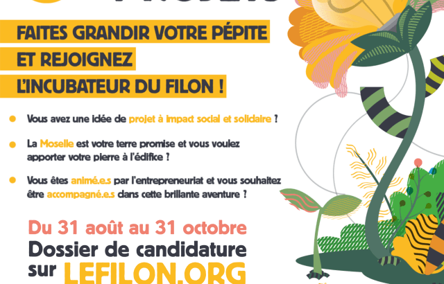 LE FILON - L'incubateur du Filon lance son appel à projets pour recruter sa prochaine promotion