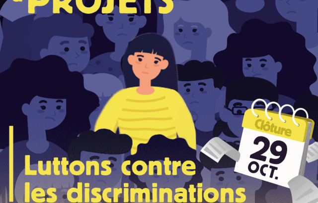 Appel à projets : Luttons contre les discriminations !